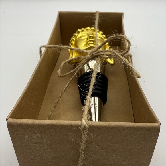 Wine Bottle Stopper And Wine Charms Buddha Shakyamuni Statue Beverage Wine Cork - Picture 6 of 13